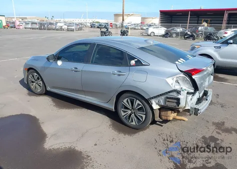 2018 Honda Civic Ex-T from USA, damaged, VIN JHMFC1F31JX002727